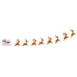 Christmas Reindeer Paper Banner (2 Metres)