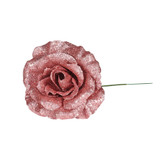 Dusty Pink Glitter Rose (Dia21cm)