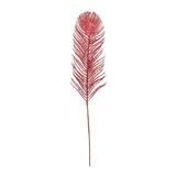 Red Glitter Feather Stem (H67cm)