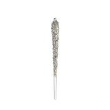 Glass Icicle Hanging Decoration (16.5cm) 