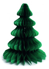 Honeycomb Christmas Tree Decorations (Pack of 3)