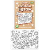 Colour Your Own Christmas Jigsaw 