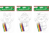 Colour Your Own Hanging Christmas Decoration (Assorted) Colour Your Own Hanging Christmas Decoration (Assorted)