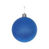 Blue Glitter Shatterproof Bauble (15cm)