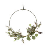 Hoop Wreath With Green Leaves Hoop Wreath With Green Leaves
