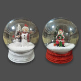 Santa Snowglobe 21cm (2 assorted)