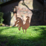 Garden Silhouette Proud Cockerel