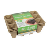 Square Fibre Pots 4cm (Pack of 36) Square Fibre Pots 4cm (Pack of 36)