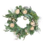 Golden Fruit, Bauble and Berry Wreath (60cm)