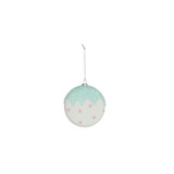 Turquoise Spotty Hanging Disc (10cm) Turquoise Spotty Hanging Disc (10cm)