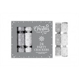 Pack of 24 Silver Stars Crackers (9 Inch)
