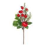 Red Berry and Rosehip Pick (20cm)