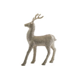 Glitter Standing Reindeer - Gold - 32cm Glitter Standing Reindeer - Gold - 32cm