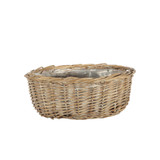 Natural Oval Split Willow Basket (12cm H) Natural Oval Split Willow Basket (12cm H)