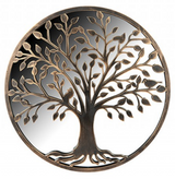 Bronze Effect Tree Of Life Mirror (50cm)