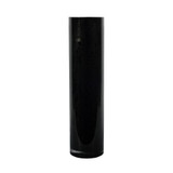 Cylinder Vase - Black Gloss - H40x10cm Cylinder Vase - Black Gloss - H40x10cm