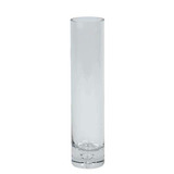 Cylinder Bud Vase with Bubble 25cm Cylinder Bud Vase with Bubble 25cm