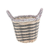 20cm Round Basket with Rope Ear Handles