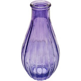 Lilac Vintage Fluted Bud Vase (14cm) Lilac Vintage Fluted Bud Vase (14cm)