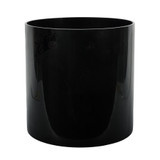 Cylinder Vase - Black Gloss - H25x25cm Cylinder Vase - Black Gloss - H25x25cm