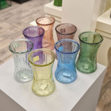 Lilac Floraline Hand Tie Glass Vase