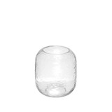 Clear Domed Glass Vase (19cm) Clear Domed Glass Vase (19cm)