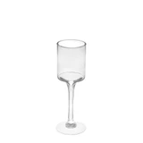 Clear Tall Stem Candle Holder Glass Vase (30cm)