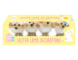 Easter Lamb Decorations (4 Pack) (Assorted Designs) Easter Lamb Decorations (4 Pack) (Assorted Designs)