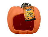 Ceramic Pumpkin Tealight Holder 10cm (Assorted)