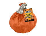 Velvet Pumpkin Decoration 8.5cm (Assorted Designs)