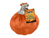 Velvet Pumpkin Decoration 8.5cm (Assorted Designs)