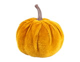 Halloween Mini Velvet Pumpkin Decorations (Pack of 3)
