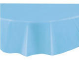 Blue Round Table Cover (84 Inch)