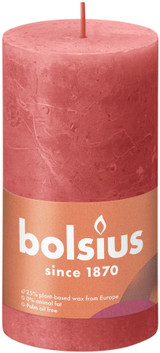Blossom Pink Bolsius Rustic Shine Pillar Candle (130 x 68mm) Blossom Pink Bolsius Rustic Shine Pillar Candle (130 x 68mm)