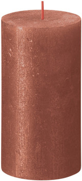 Amber Bolsius Rustic Shimmer Metallic Candle (130 x 68mm) Amber Bolsius Rustic Shimmer Metallic Candle (130 x 68mm)