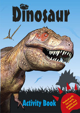 Dinosaur Activity Book - Blue