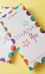 Joypots Joybar - Milk Chocolate Thank You Message Bar (80g)