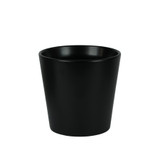 Hortus Vienna Matt Black Ceramic Pot (15cm)
