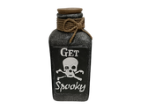Halloween Cement Potion Bottle Decoration 15cm (Assorted)