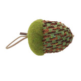 Patterned Acorn Ornament (9cm) Patterned Acorn Ornament (9cm)