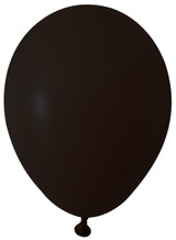 Black Round Shape Latex Balloon - 5 inch (Pk 100)