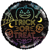 Rainbow Trick or Treat Balloon (18 inch) 