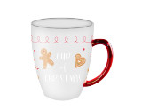 Festive Glass Quote Mug (Assorted Designs)