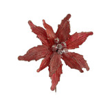 Light Copper Poinsettia Stem (50cm)