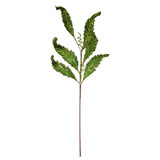 Green Sparkly Leaf Spray (76cm)