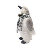 White/Grey Penguin with Christmas Scarf (H43cm)
