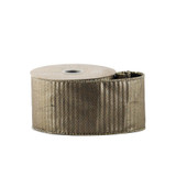 Dk Gold Shiny Ribbed Ribbon (63mm)