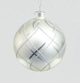 Oyster Swirl Pattern Bauble (8cm)