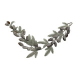 Frosted Pine Cone & Foliage Garland (150cm)