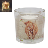 Highland Cow LED Candle